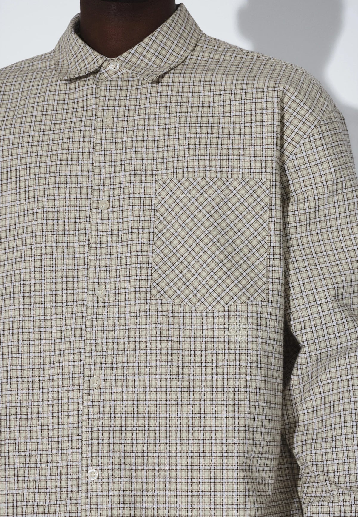 2611111BP6_DrDenim_WesShirt_FallEcruCheck_main_M5_1